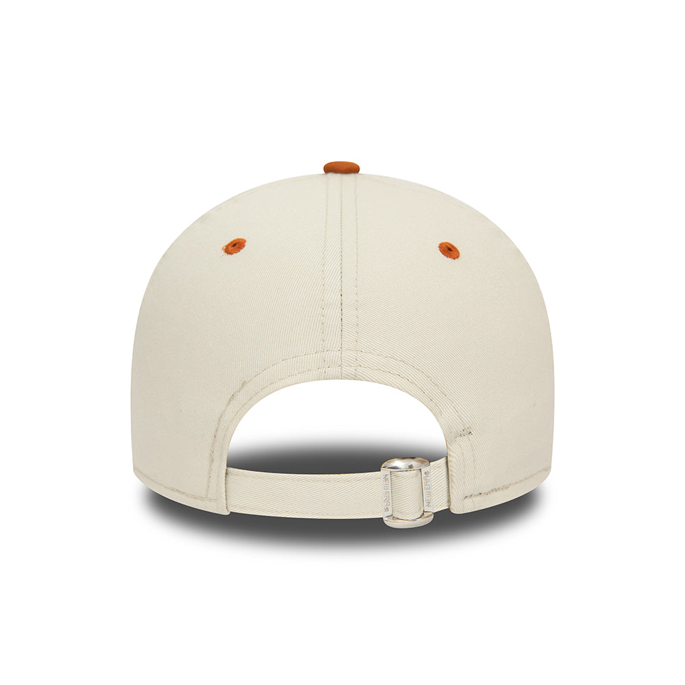 Gorra de béisbol 9FORTY MLB White Crown L.A. Dodgers de New Era - Blanco Marfil-Ladrillo