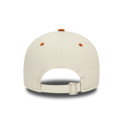 Gorra de béisbol 9FORTY MLB White Crown L.A. Dodgers de New Era - Blanco Marfil-Ladrillo