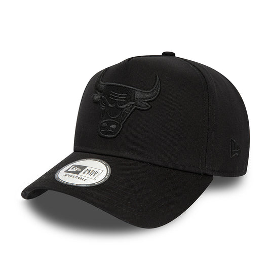 Gorra Snapback 9FORTY A-Frame NBA Seasonal Chicago Bulls de New Era - Negro