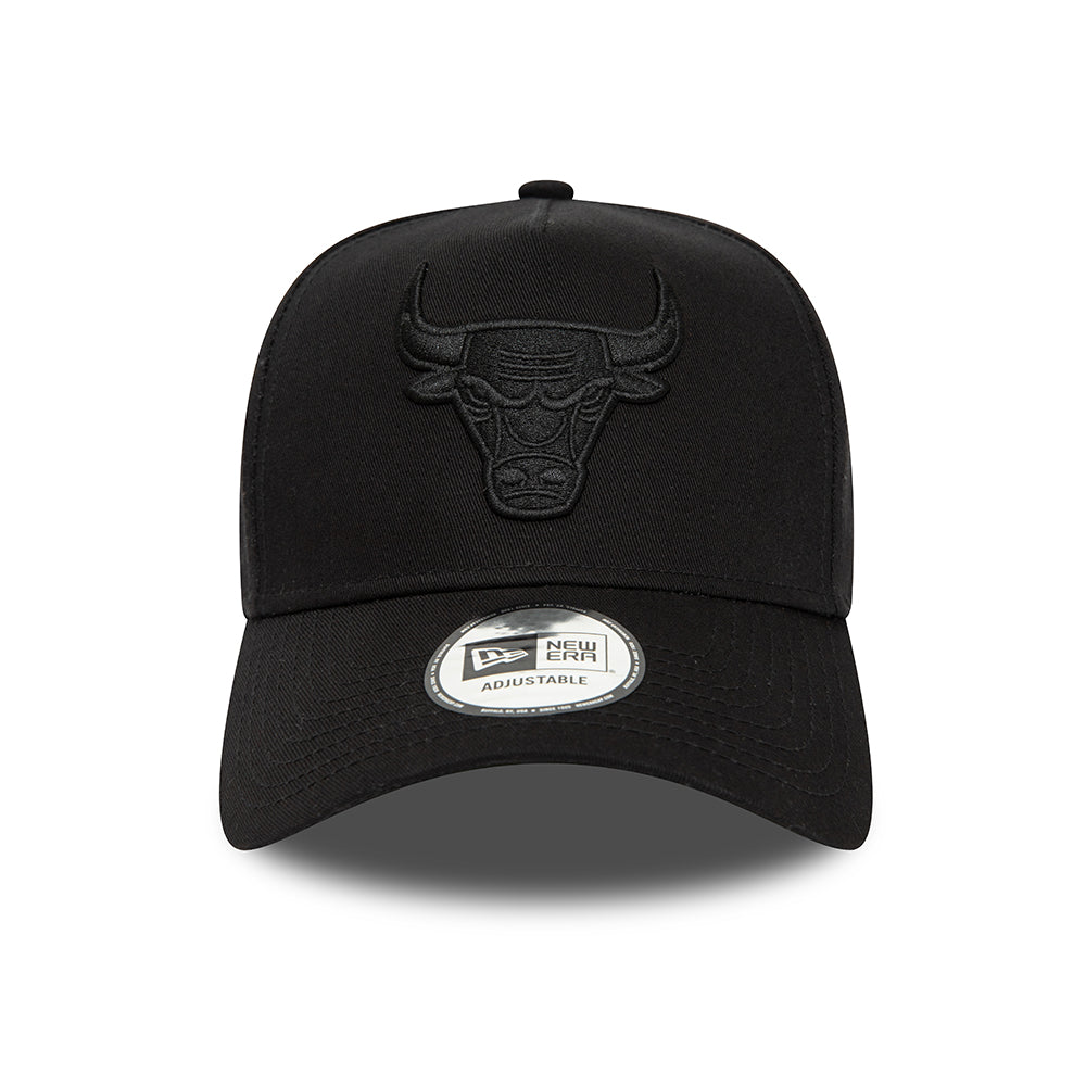 Gorra Snapback 9FORTY A-Frame NBA Seasonal Chicago Bulls de New Era - Negro