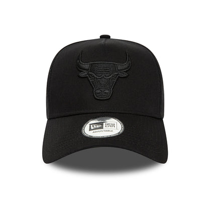 Gorra Snapback 9FORTY A-Frame NBA Seasonal Chicago Bulls de New Era - Negro