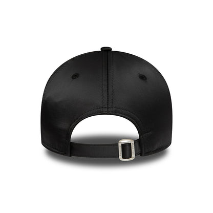 Gorra de béisbol mujeres 9FORTY MLB Satin New York Yankees de New Era - Negro sobre Negro