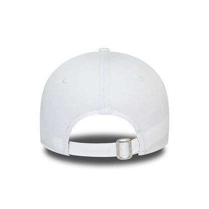 Gorra de béisbol 9FORTY MLB Metallic Logo New York Yankees de New Era - Blanco-Rosa