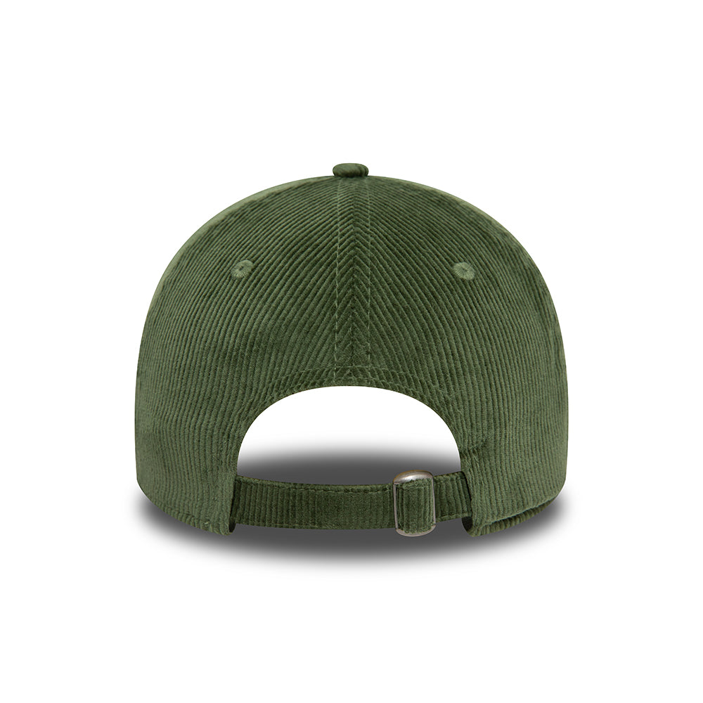 Gorra de béisbol 9TWENTY NE Cord de New Era - Verde Oscuro