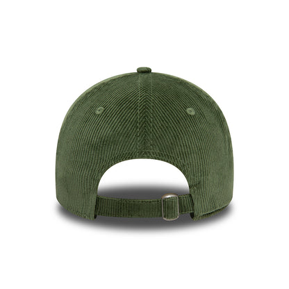 Gorra de béisbol 9TWENTY NE Cord de New Era - Verde Oscuro
