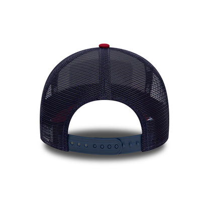 Gorra Trucker A-Frame Patch Colorado de New Era - Blanco-Rojo Cardenal-Azul Marino
