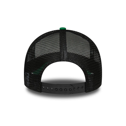 Gorra Trucker A-Frame NBA Retro Boston Celtics de New Era - Blanco-Verde-Negro