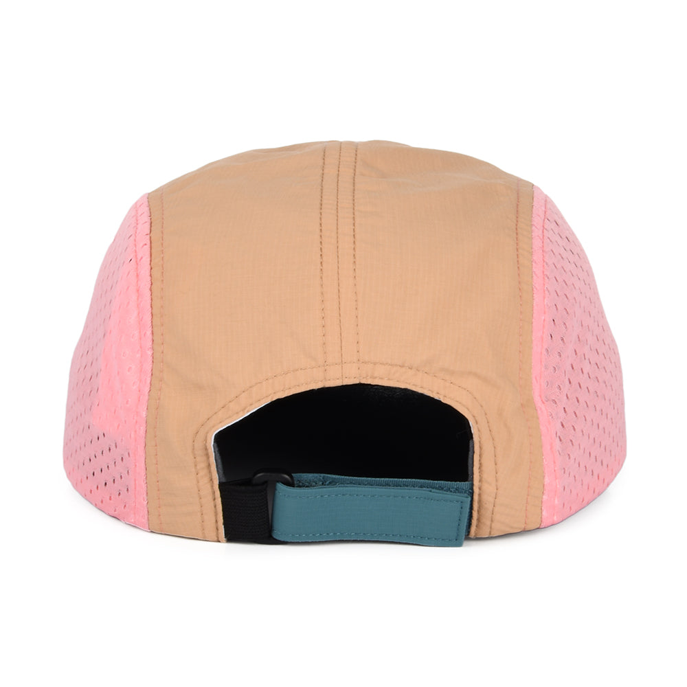 Gorra 5 paneles Wingmark ligero de Columbia - Azul-Beige Arena-Rosa