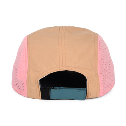 Gorra 5 paneles Wingmark ligero de Columbia - Azul-Beige Arena-Rosa