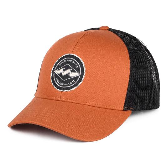 Gorra Trucker Walled de Billabong - Ladrillo-Negro