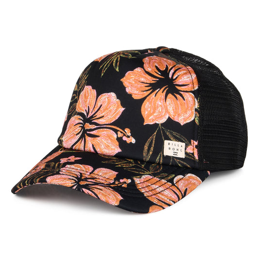 Gorra Trucker Floral de Billabong - Negro-Multi