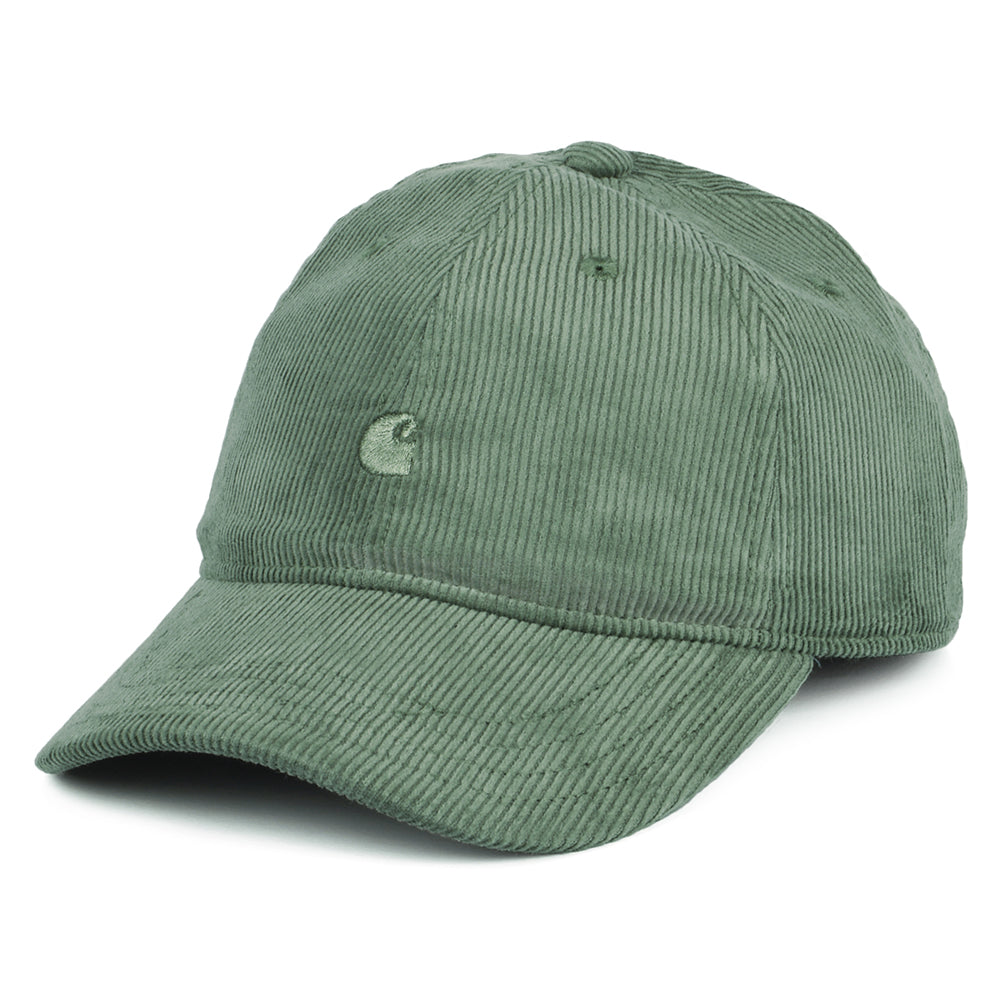 Gorra de béisbol Harlem Tonal de pana de Carhartt WIP - Bosque Claro
