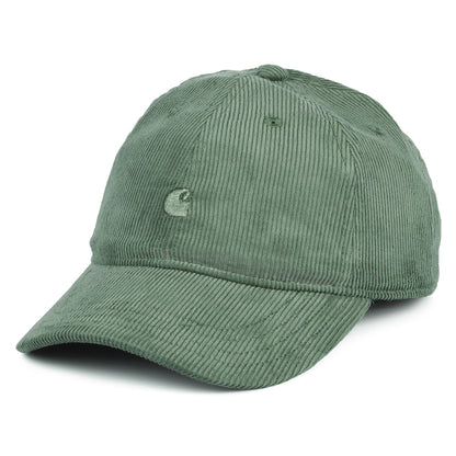 Gorra de béisbol Harlem Tonal de pana de Carhartt WIP - Bosque Claro