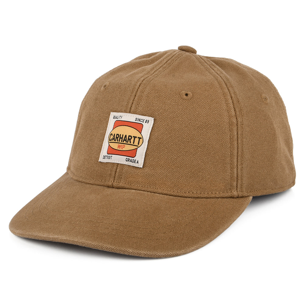 Gorra de béisbol Field de algodón de Carhartt WIP - Marrón