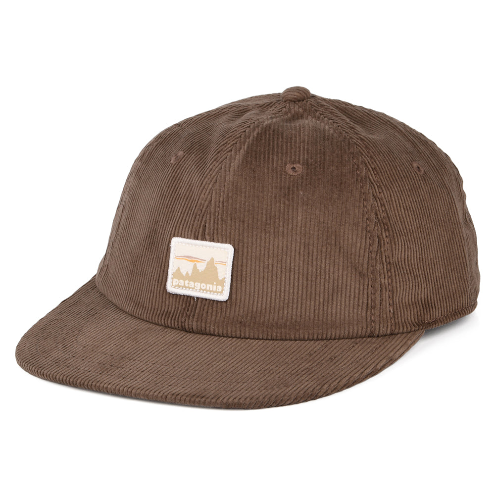 Gorra Snapback 73 Skyline de pana de Patagonia - Marrón