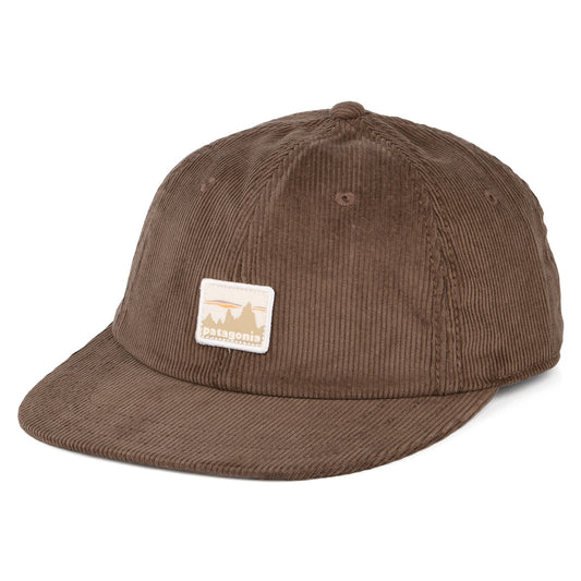 Gorra Snapback 73 Skyline de pana de Patagonia - Marrón