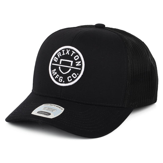 Gorra Trucker Crest NetPlus MP de Brixton - Negro