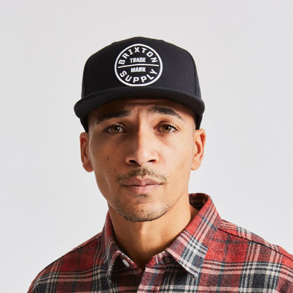 Gorra Snapback Oath III de Brixton - Negro