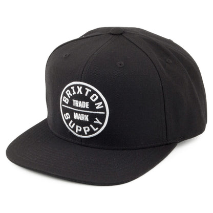 Gorra Snapback Oath III de Brixton - Negro