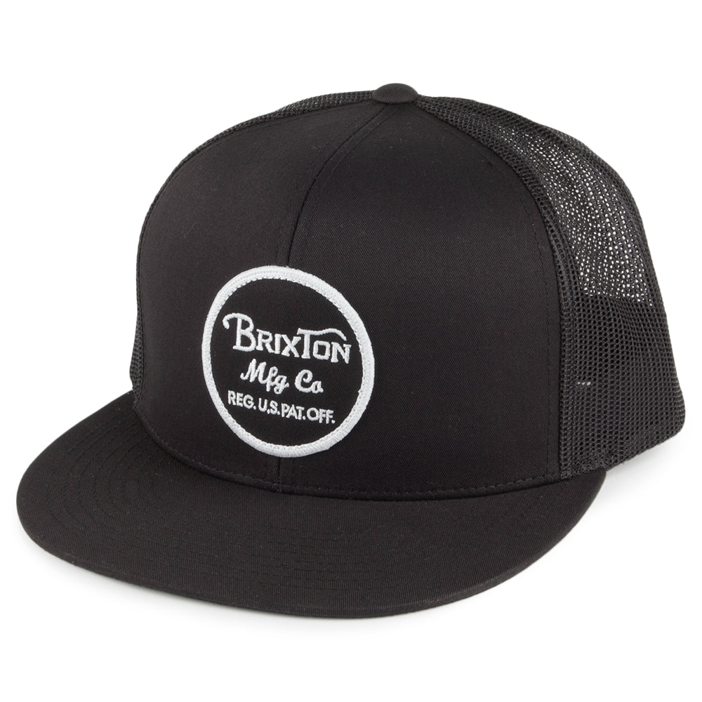 Gorra Trucker Wheeler de Brixton - Negro