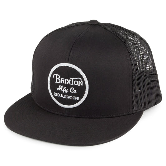 Gorra Trucker Wheeler de Brixton - Negro