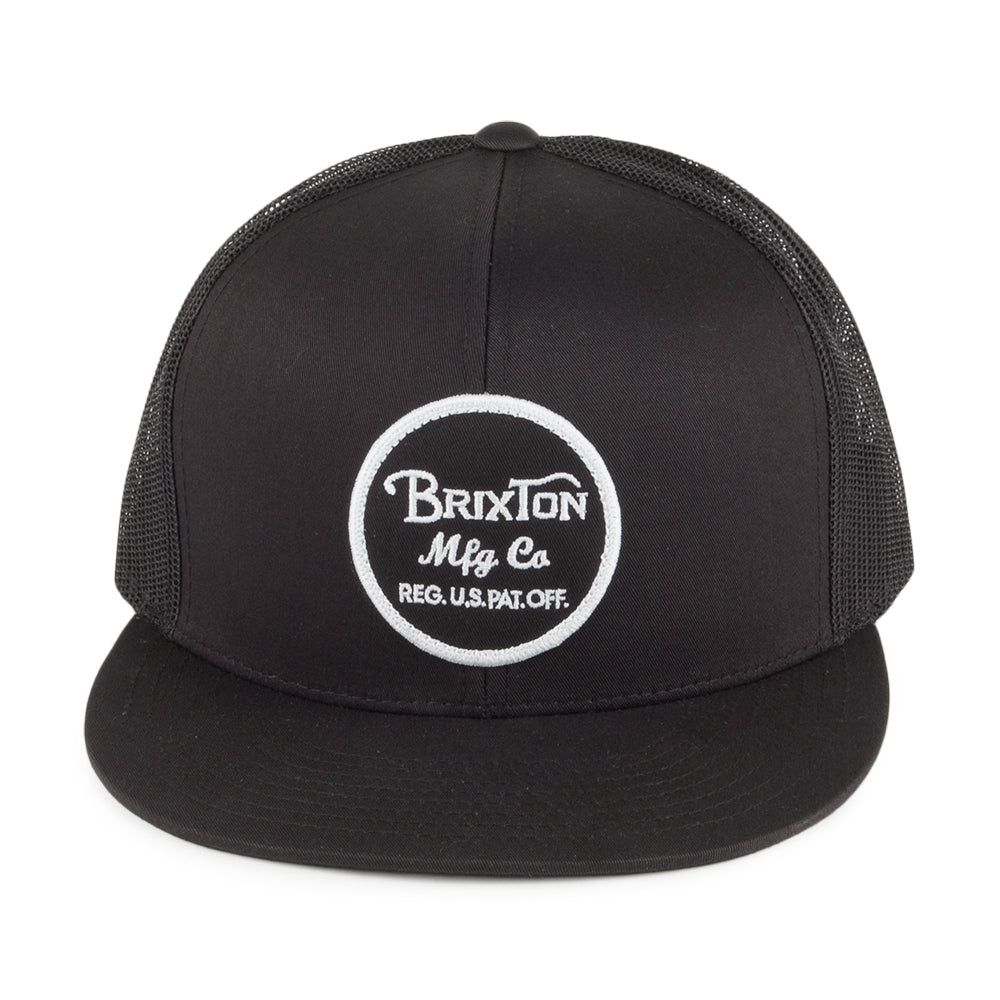Gorra Trucker Wheeler de Brixton - Negro