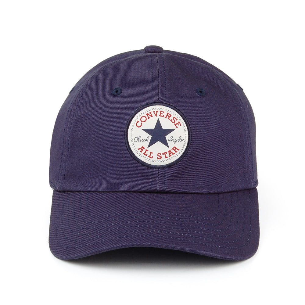 Gorra de béisbol Tip Off de algodón de Converse - Azul