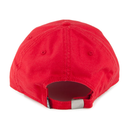 Gorra de béisbol Tip Off de algodón de Converse - Rojo