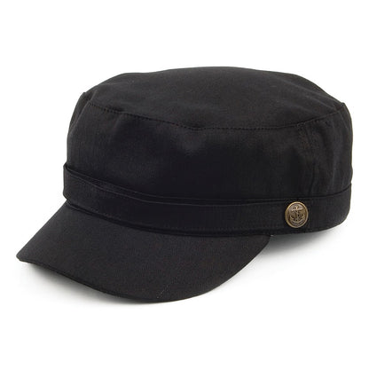 Gorra militar diseño de espiga de Jaxon & James - Negro