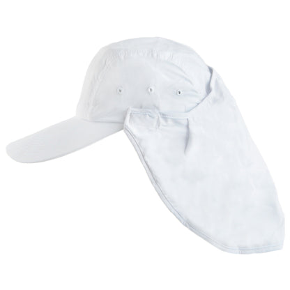 Gorra Protector solar extraíble de Dorfman Pacific - Blanco