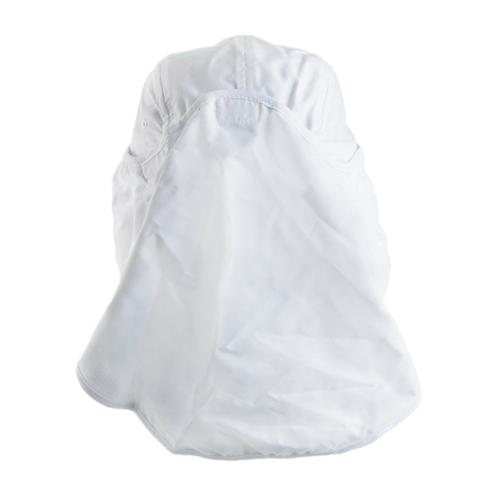Gorra Protector solar extraíble de Dorfman Pacific - Blanco