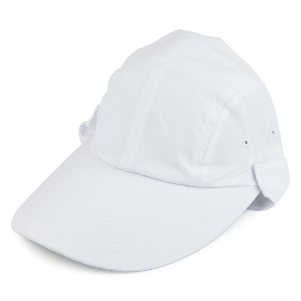 Gorra Protector solar extraíble de Dorfman Pacific - Blanco