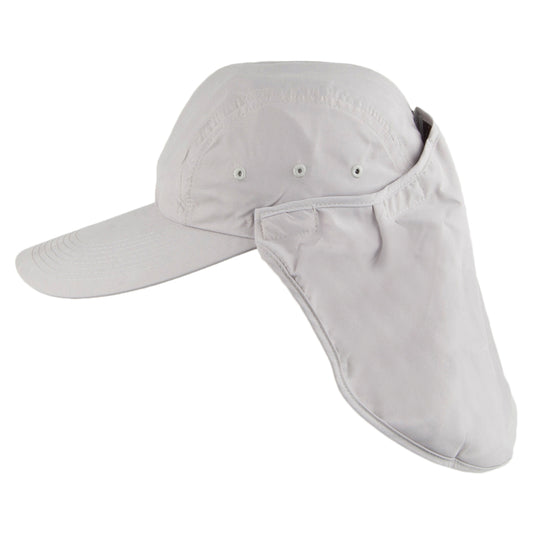 Gorra Protector solar extraíble de Dorfman Pacific - Gris