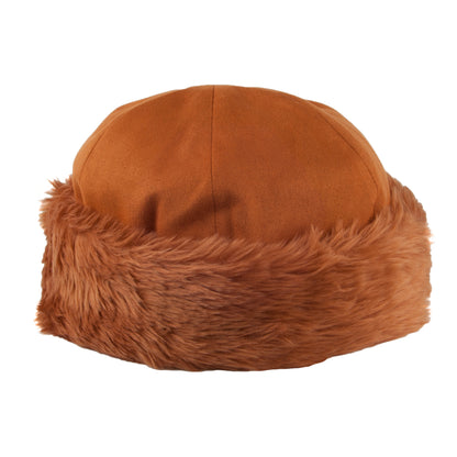 Sombrero de invierno Churchill de piel sintética de Brixton - Ocre