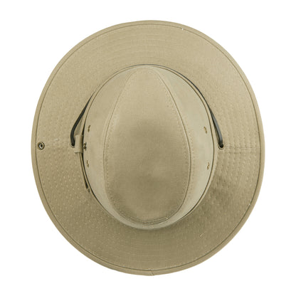Sombrero australiano algodón cordón ajustable Dorfman-Pacific - Kaki