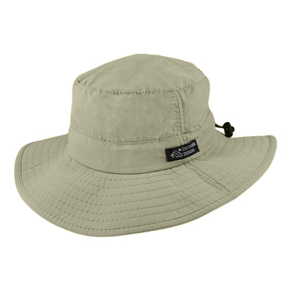 Sombrero Booney Evergreen plegable Ala ancha de Dorfman Pacific - Kaki