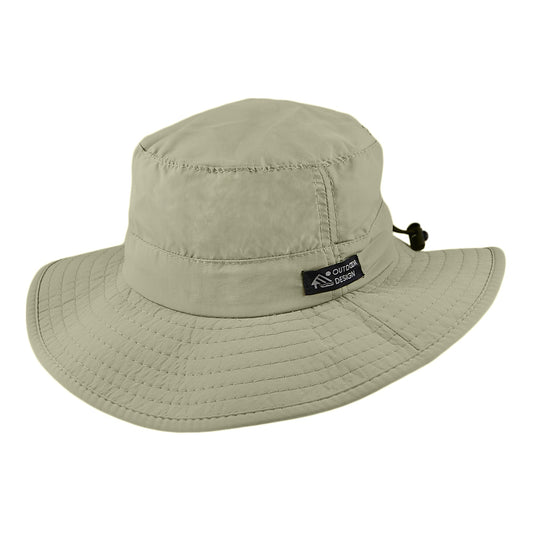 Sombrero Booney Evergreen plegable Ala ancha de Dorfman Pacific - Kaki