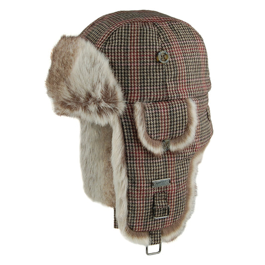 Gorro Aviador Kamikaze pata de gallo de Barts - Marrón