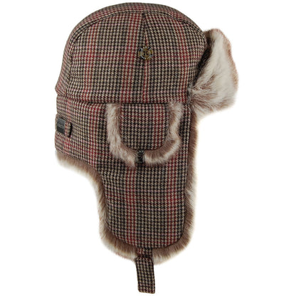 Gorro Aviador Kamikaze pata de gallo de Barts - Marrón