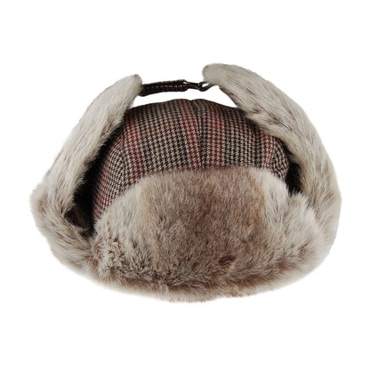 Gorro Aviador Kamikaze pata de gallo de Barts - Marrón