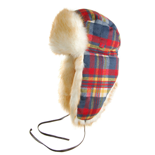 Gorro Aviador Massive de Kangol - Azul Marino-Rojo