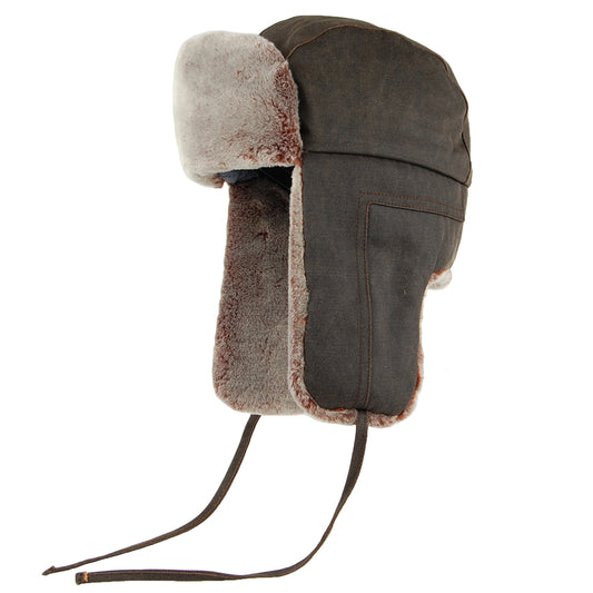 Gorro Aviador Cope Bomber resistente al agua de Stetson - Marrón