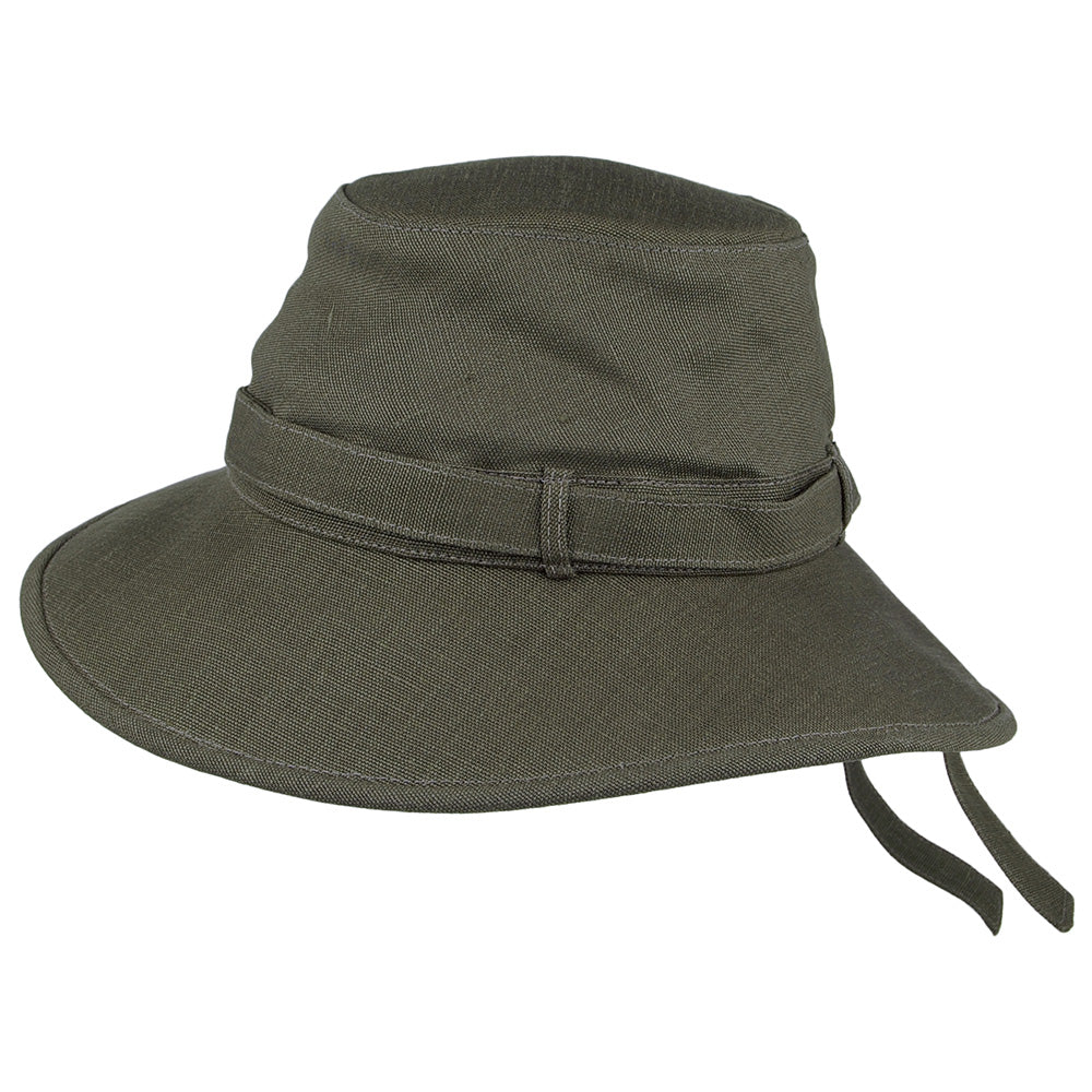 Sombrero TH9 Melanie de cáñamo de Tilley - Verde Oliva