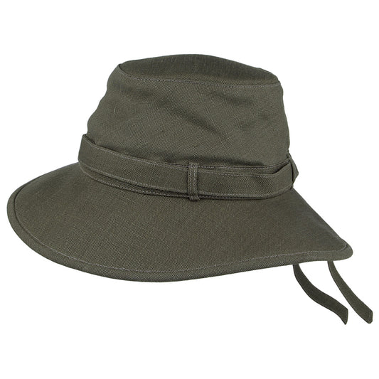 Sombrero TH9 Melanie de cáñamo de Tilley - Verde Oliva