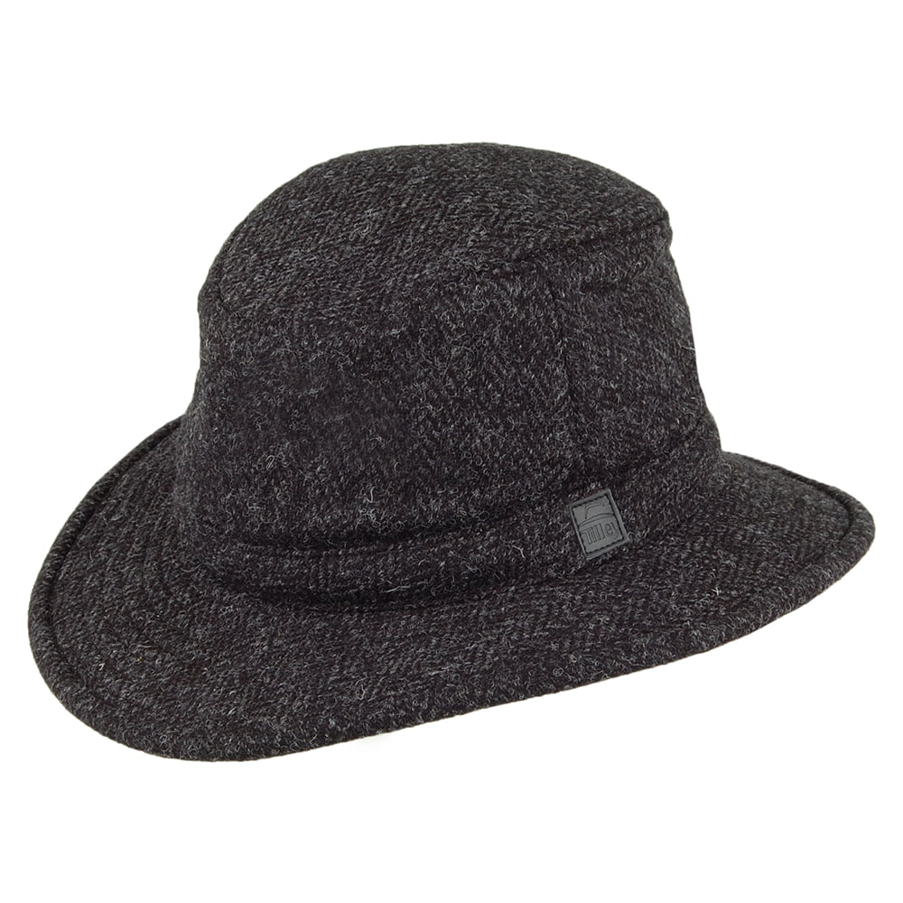 Sombrero de invierno TW2HT de HARRIS TWEED de Tilley - Antracita