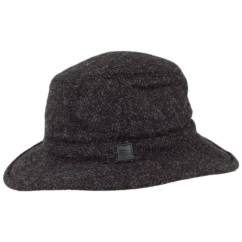 Sombrero de invierno TW2HT de HARRIS TWEED de Tilley - Antracita