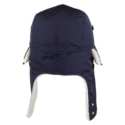Gorro Aviador de tela Tech de New Era - Azul Marino-Gris