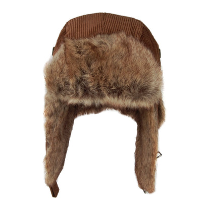 Gorro Aviador de pana Bomber de piel sintética de Barts - Marrón
