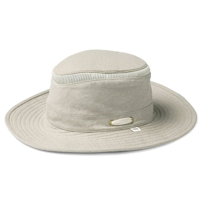 Sombrero de Sol TMH55 Mash Up plegable de algodón y cáñamo de Tilley - Arena