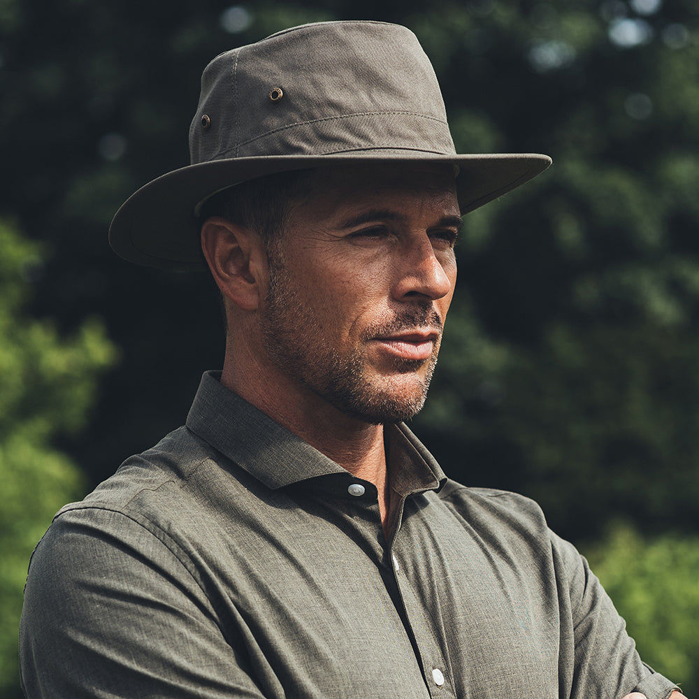 Sombrero de Sol Traveller plegable de Failsworth - Kaki